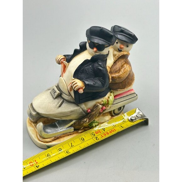 Harmony Kingdom 'Easy Slider' Snowman Snowmobile Figurine Made in England - Picture 12 of 12